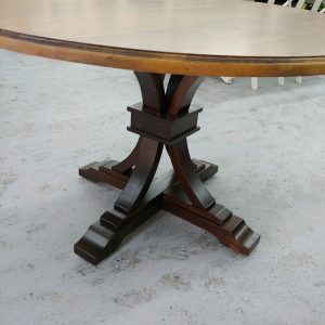 4 Tier Curvy Base round dining Table