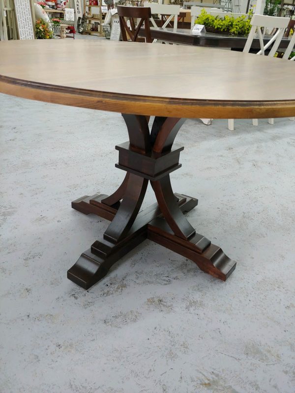 4 Tier Curvy Base round dining Table