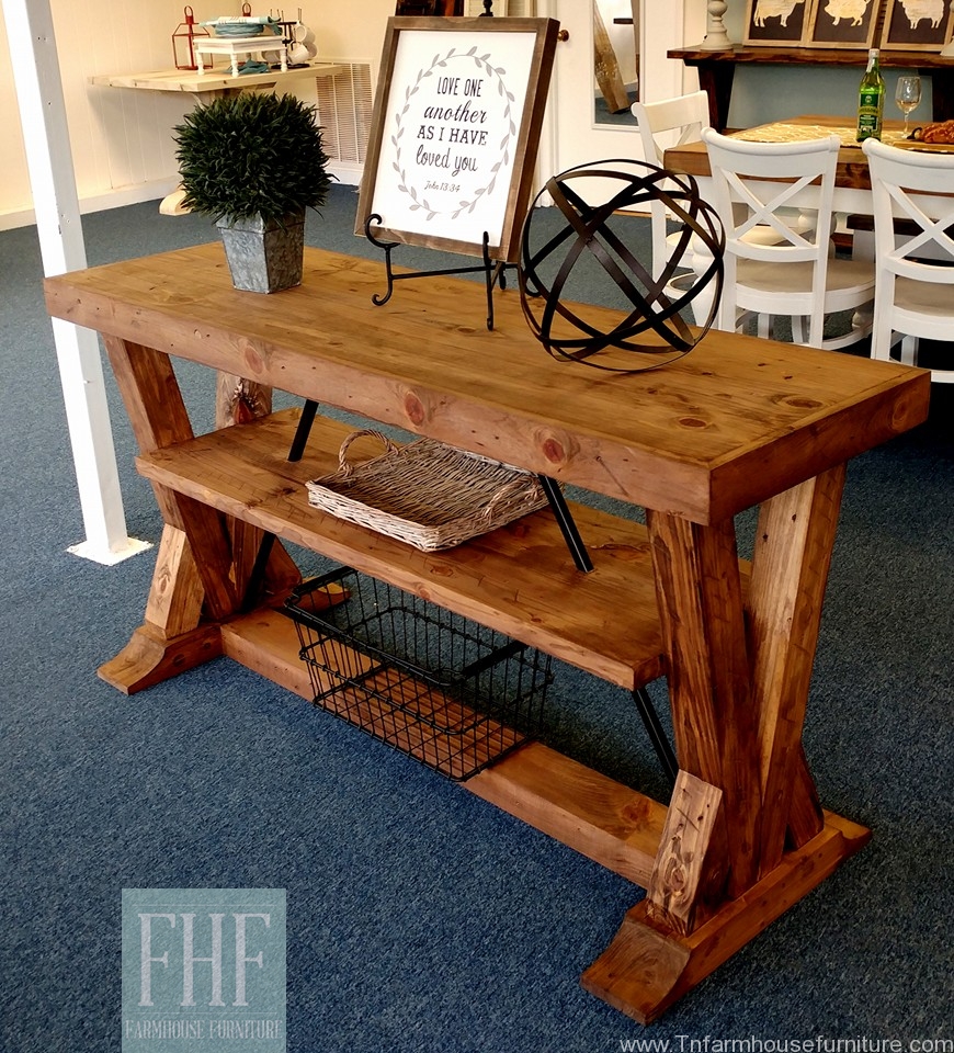 Chunky Leg Farm Table Farmhouse Furniture And Home Decor