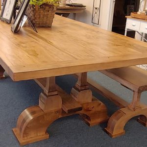 English Pub Table and bench
