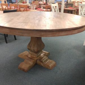 Rock Hard Maple Topped Round Counter Height Table