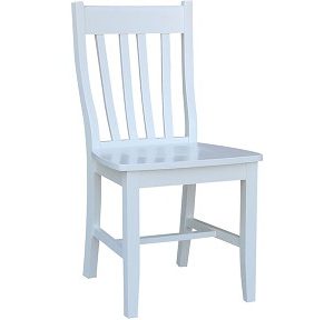 white cafe chair by Farmhouse Furniture