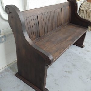 Church Pew Bench by Farmhouse Furniture in Knoxville TN