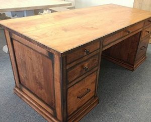Hard Maple Executive Desk from Farmhouse Furniture