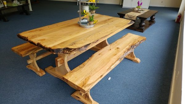 Custom Made Live Edge Tables & Benches