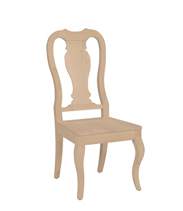 Queen Anne dining chair by Farmhouse Furniture