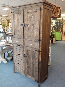 Rough Sawn Cabinet built at Farmhouse Furniture in Knoxville TN