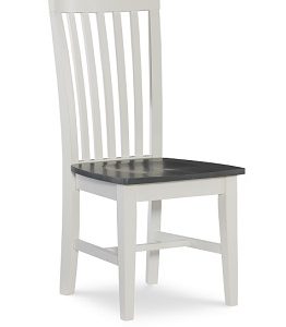 tall mission dining chair by Farmhouse Furniture