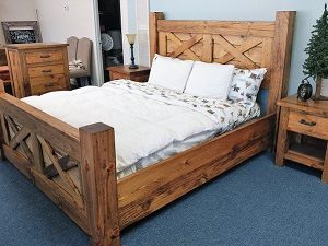 6 Inch Square Post XX Timber Frame bedroom set