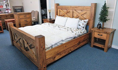 6 Inch Square Post XX Timber Frame bedroom set