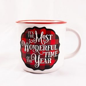 Most Wonderful Time Of The Year-Red & Black Mug