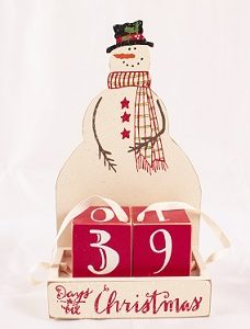 Snowman Countdown To Christmas | TN Farmhouse Furniture