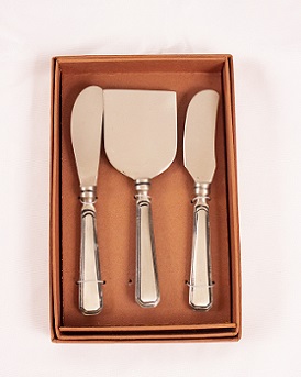 Antique Silver Cheese Servers