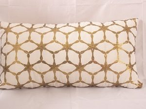 Cotton And Sequin Pillow