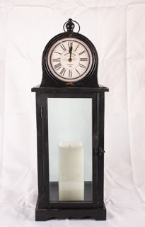 Lantern With Clock-Tall