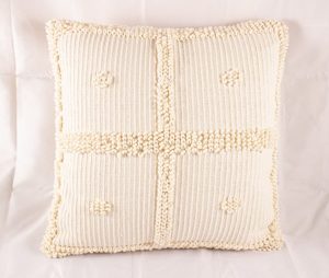 Chenille Cream Pillow