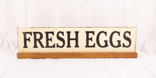 Wood Fresh Eggs Sign | TN FarmhouseFurniture