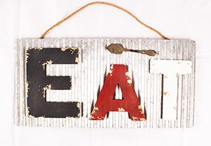 Eat-Metal Sign | TN FarmhouseFurniture