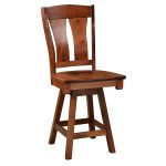 Amish Made Swivel Stool by Farmhouse Furniture