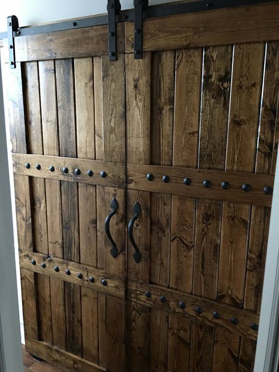 Studded Barn Door from Farmhouse Furniture