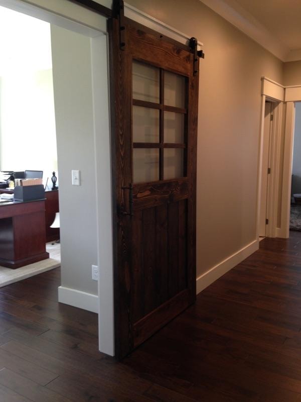 Half Glass Barn Door built by Farmhouse Furniture in Knoxville