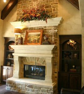 Double Mantels & Carved Supports | TN FarmhouseFurniture