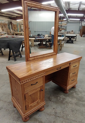 Beautifully Crafted Oak or Maple Desk or Vanity