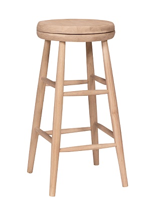 swivel seat round stool by Farmhouse Furniture in Knoxville, TN