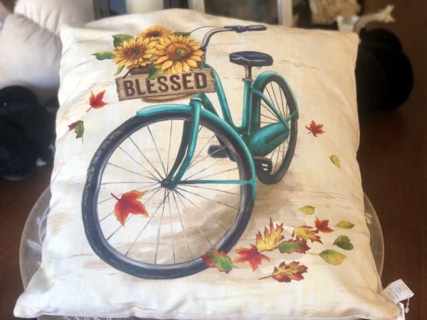 bicycle pillow | TN FarmhouseFurniture