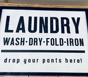 Wood Laundry Sign | tnfarmhousefurniture