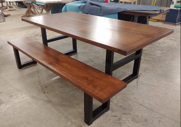 Industrial Farm Table from Farmhouse Furniture in Knoxville TN
