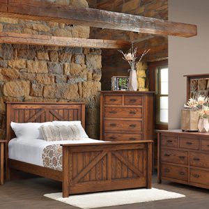 Mountain Lodge bedroom set | Tn Farmhouse Furniture