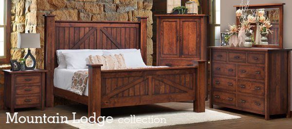 Mountain Lodge group from Millcraft | TN Farmhousefurniture