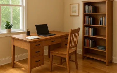 A Desk with Dirt Under Its Nails: Building a Real Farmhouse Home Office
