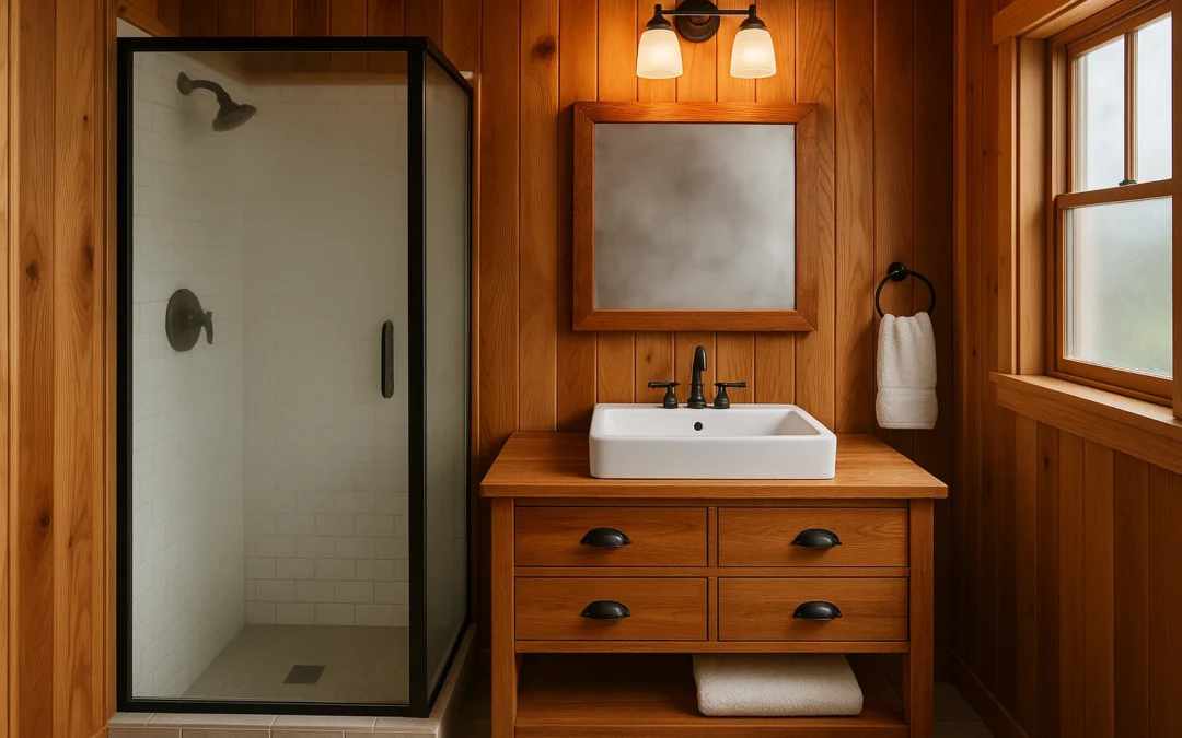 Where the Steam Meets the Cedar: Building a Farmhouse Bathroom with Heart