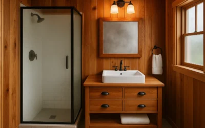 Where the Steam Meets the Cedar: Building a Farmhouse Bathroom with Heart
