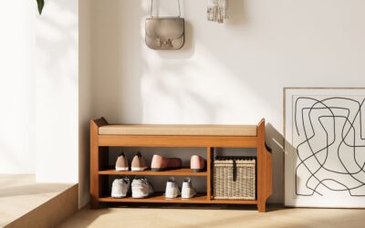 Entryway Benches & Hall Trees That Instantly Make Your Home Feel Organized