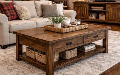 Farmhouse Coffee Tables with Storage That Keep Living Rooms Clean